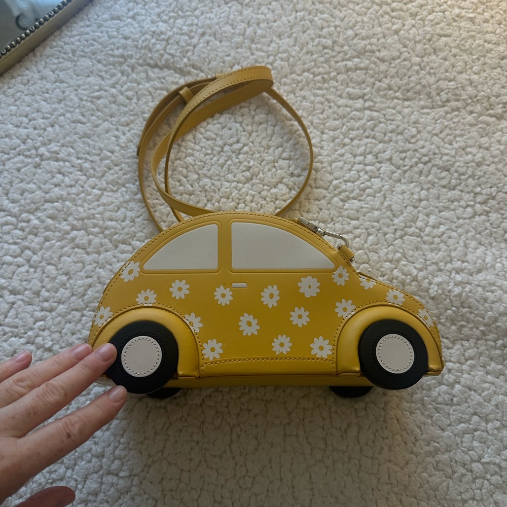 Kate Spade Yellow Car-Shaped Crossbody Bag - Picture 5 of 9